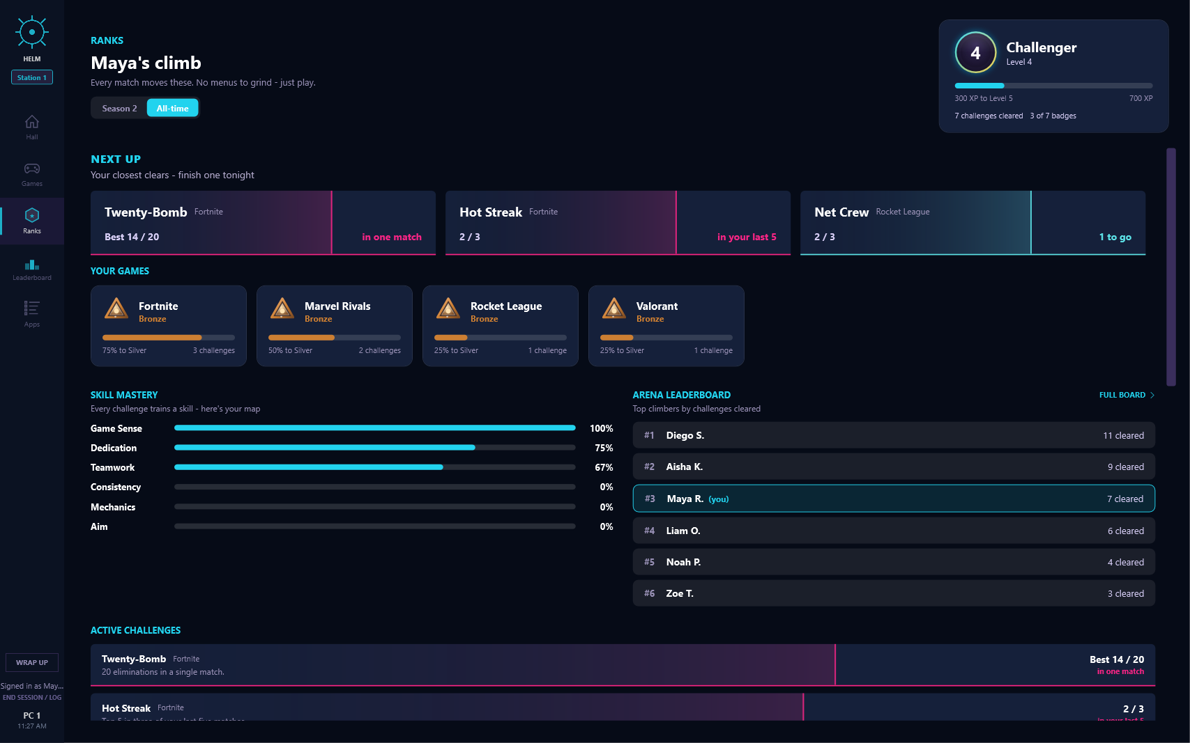 Ranks preview